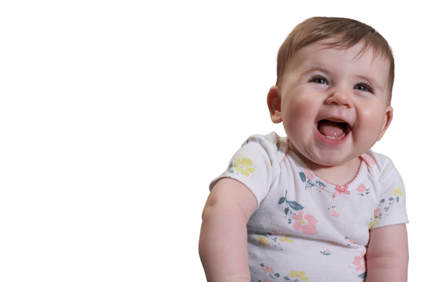 Smiling infant