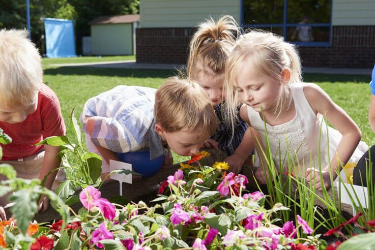 Children in Garden