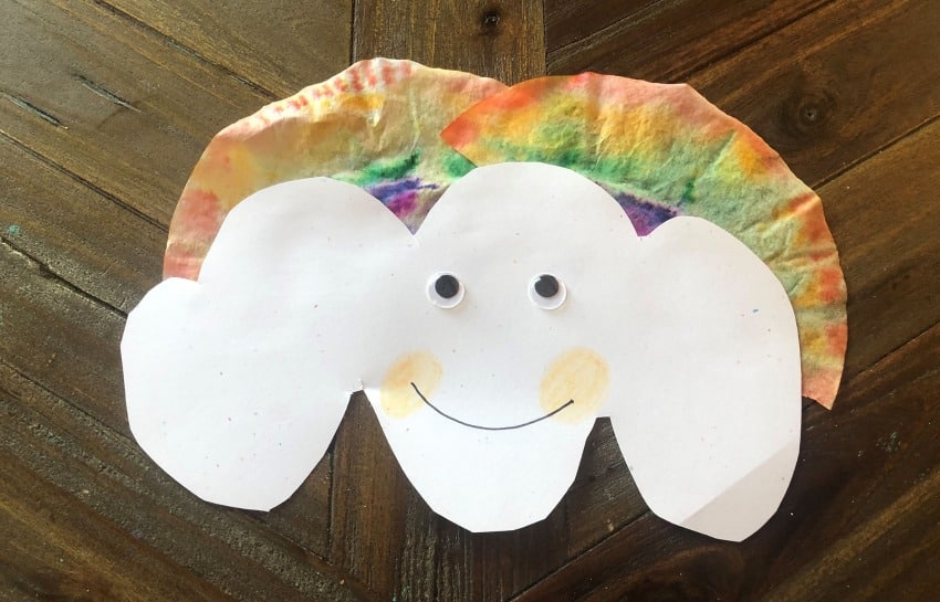 Smiling Rainbow Paper Craft