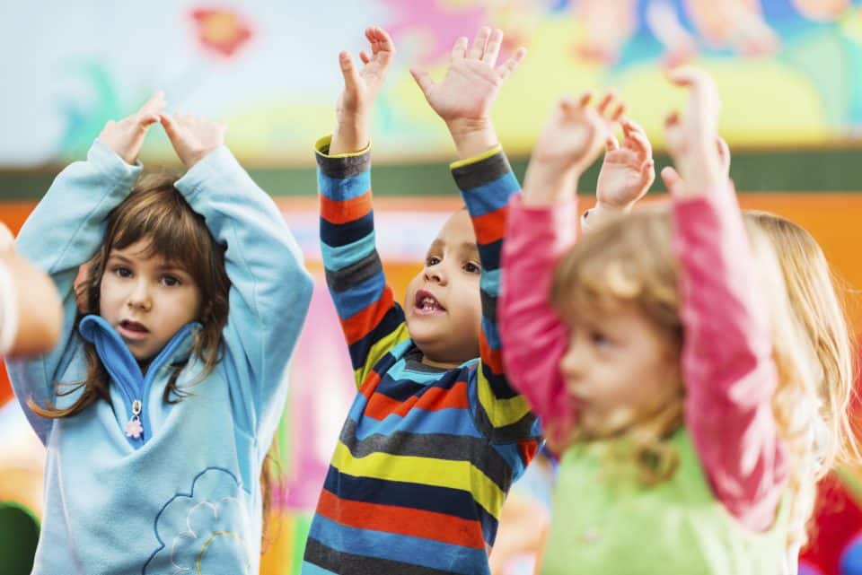 Children playing games