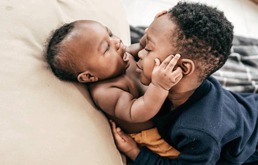 Gifts from sales newborn to siblings