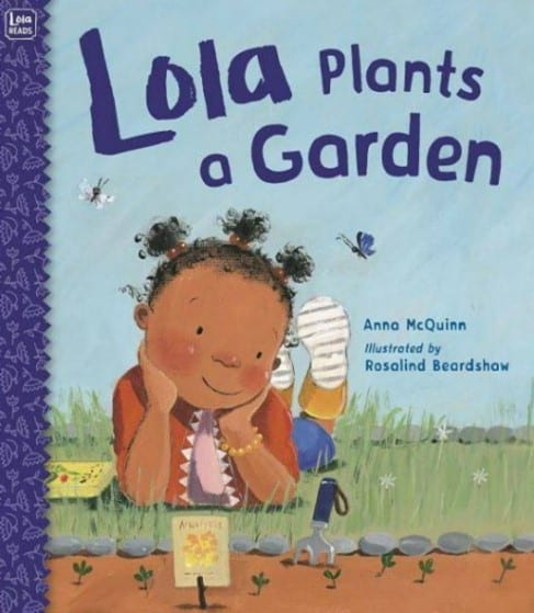 Lola Plants a Garden by Anna McQuinn children's book