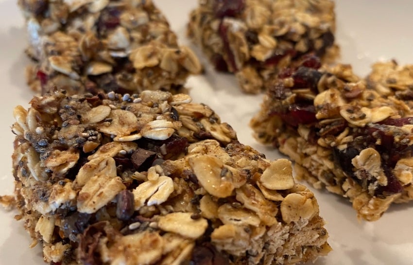 healthy homemade granola bars