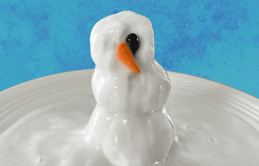 Melting Snowman Kit  Chemistry Experiments Demonstrating Solids & Liquids  - Educational Innovations