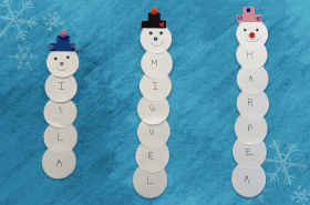snowman name craft example