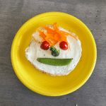 funny face bagel kids cuisine recipe