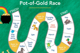 pot of gold race board game