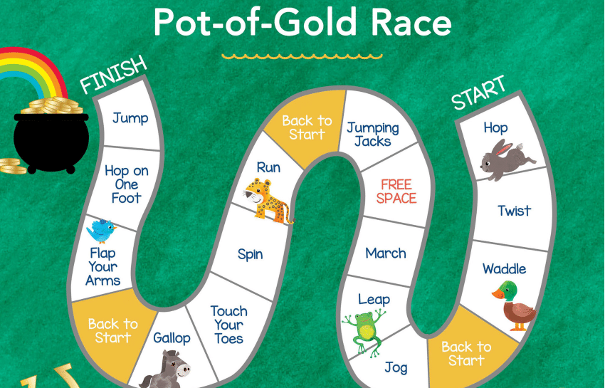 pot of gold race board game