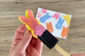 Peeps painting activity for kids