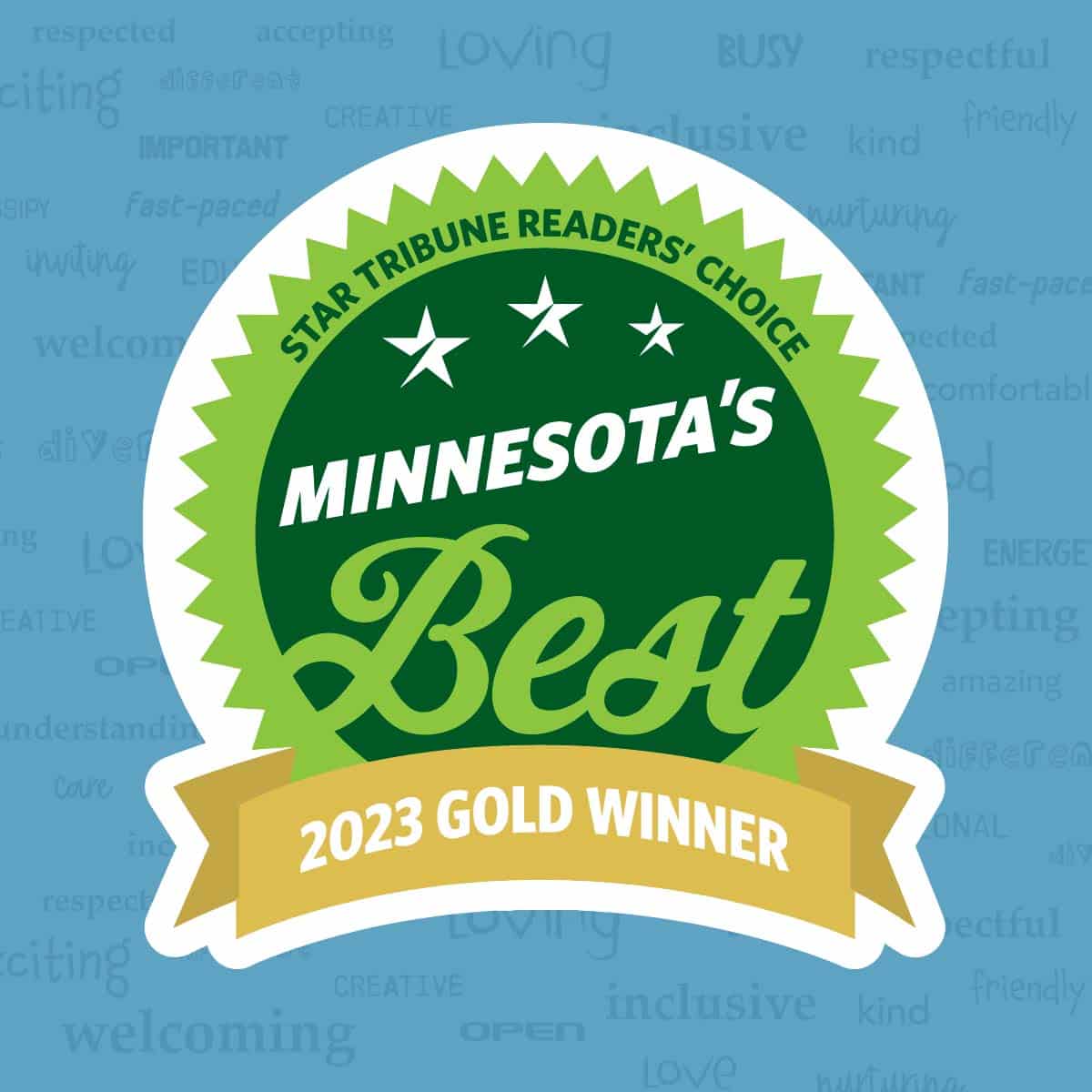 New Horizon Academy named Star Tribune's 2023 Gold Winner for Minnesota's Best childcare!
