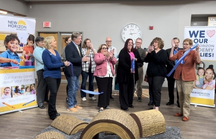 Ribbon cutting ceremony to celebrate grand re-opening of New Horizon Academy prior lake school