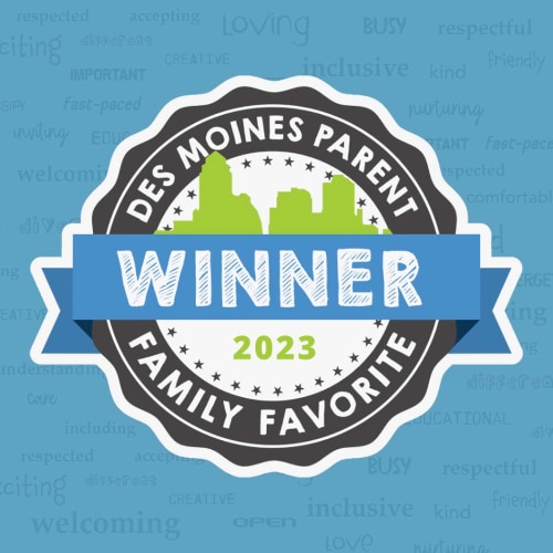 Des Moines Parent Family Favorite Daycare of 2023 Winner