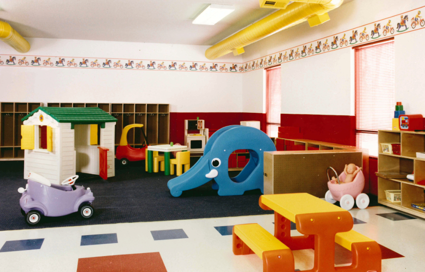 Old New Horizon Academy childcare classroom from the 1970s